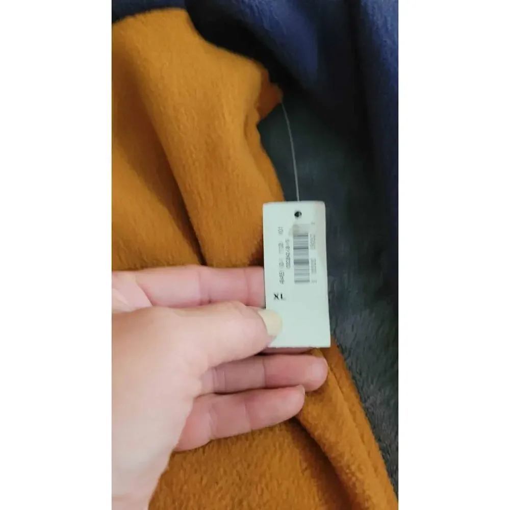 Old Navy Boys Colorblock Quarter Zip‎ Fleece Pullover Hoodie XL (14-16) NWT